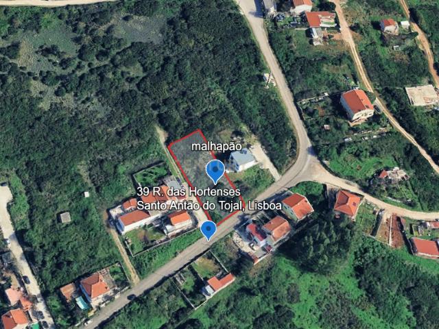 3 Lotes de Terreno 810 m² | Malhapão – Santo Antão do Tojal