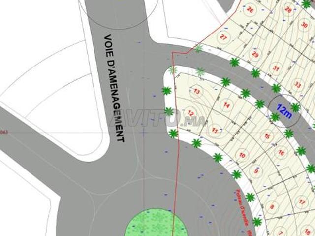 3 Lots R3 R2 Lotissement Jalili AWAMA Tanger