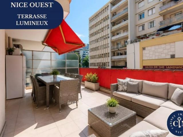 3 pièces 62 m² Grande terrasse ouest Saint Augustin