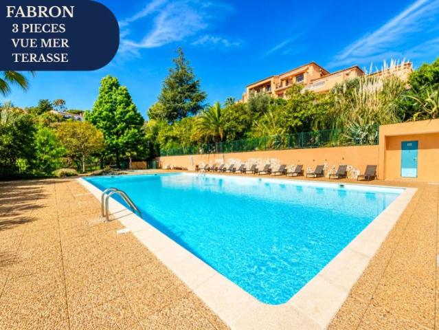3 pièces 75 m² STANDING Terrasse Fabron