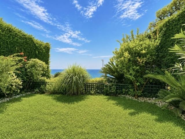 3 pièces avec jardin vue mer