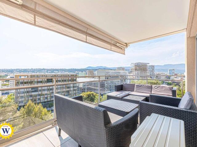 3 pièces avec terrasse, aperçu mer et garage – Nice Ouest