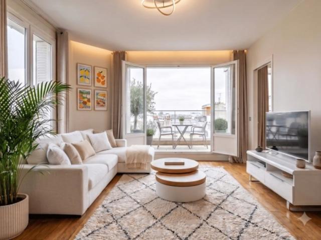 * 3 PIECES BALCON PARKING Proche Mairie et Métro Ligne 13