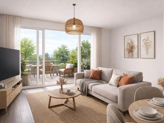 3 pièces de 60 m² avec balcon et parking – Chanteloup les Vignes 3 pièces, 60 m²