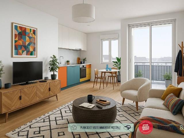 3 PIÈCES de 67m² + EXT s de 6m²