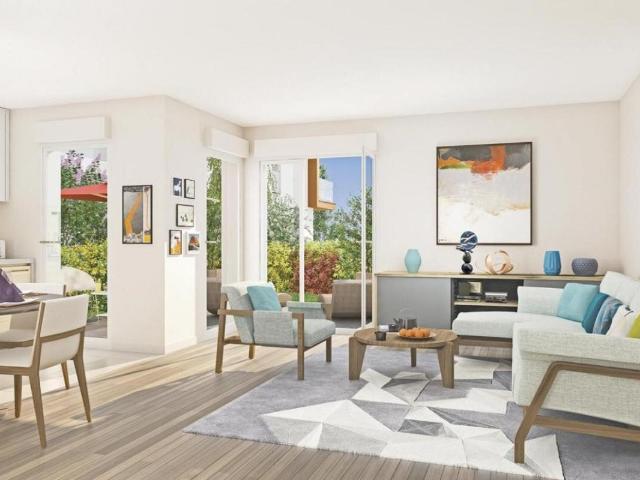 3 PIÈCES de 64m² + BALCON + PKG s
