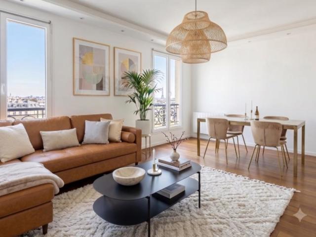 3 PIECES + DERNIER ETAGE Proche Métro Ligne 9 et Ligne 1