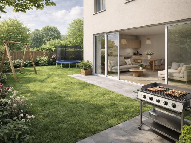 3 pièces livré – 67 m² + jardin 98 m² + 2 parkings Proche gare et commerces 3 pièces, 67 m²