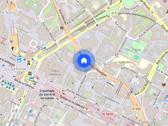 3 pièces meublé 8 rue Henri Regnault