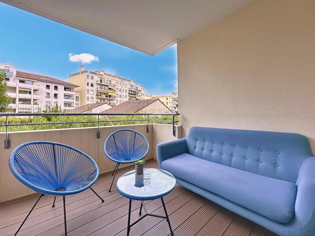 3 pièces moderne avec terrasses 64m² Cannes