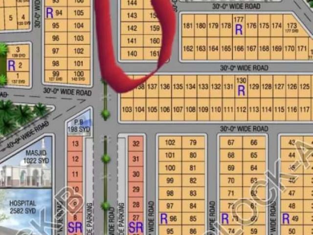 3 plots sell Karachi Scheme 45 ID 14247