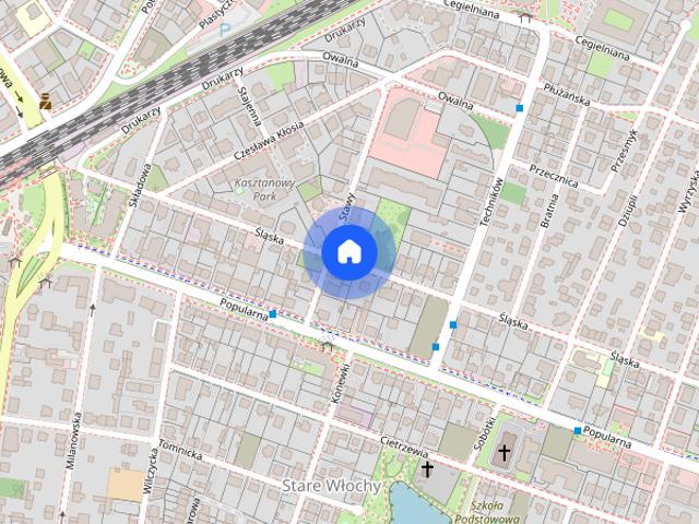 3 pokoje 64 m² | 3 min PKP Włochy | 12 min centrum | klima | garaż box