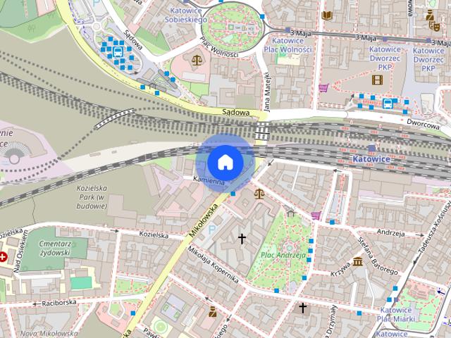 3 pokoje w centrum Katowic | elastyczna aranżacja