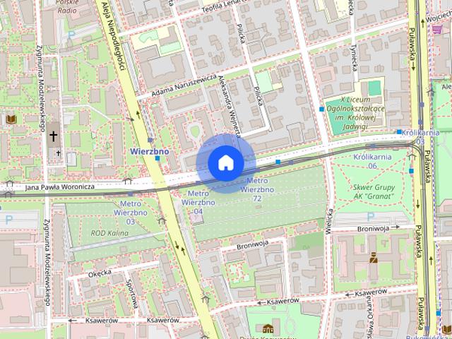 3 pokoje oddzielne, metro, garaż, komórka