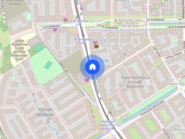 3 pokojowy apartament w Miasteczku Wilanów