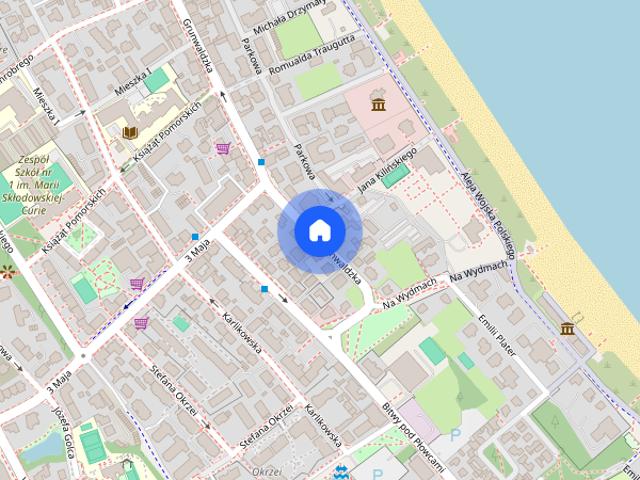 3 pokojowy apartament tuż przy plaży w Sopocie