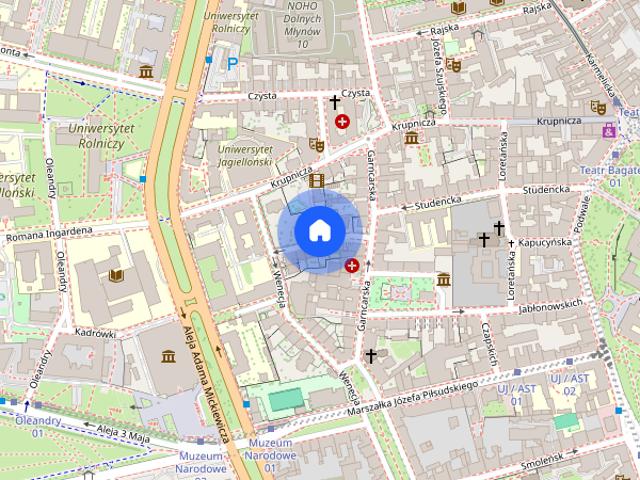 3 pokojowy apartament z garażem w centrum