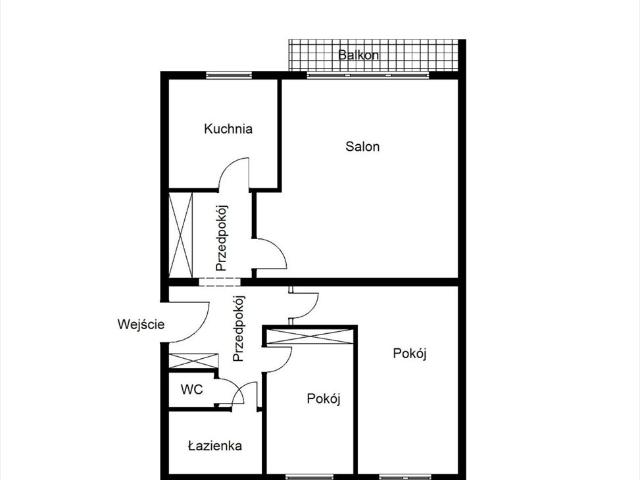 3 pokojowe mieszkanie 62,9 m² przy metrze Stokłosy zapraszam