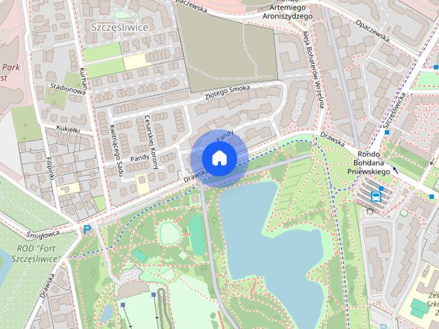 3 pokojowe mieszkanie przy parku Szczęśliwickim