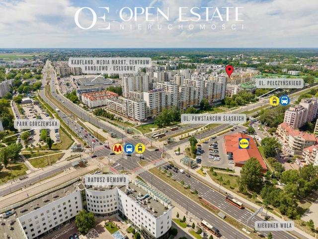 3 pokojowe mieszkanie z balkonem i garażem w Bemowie