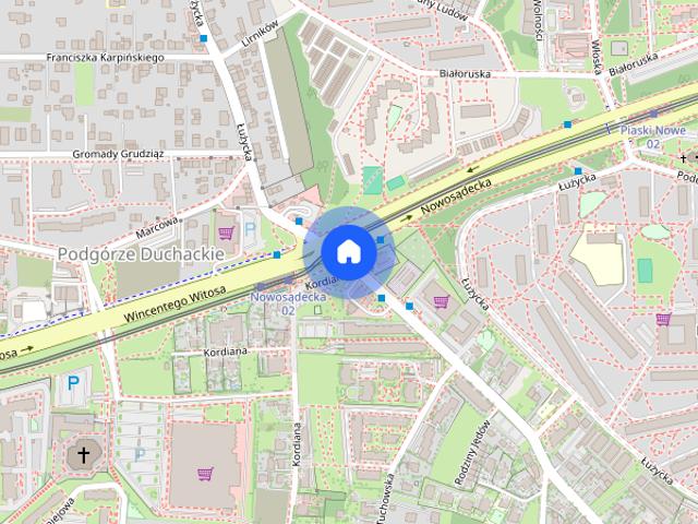 3 pokojowe, ul. Łużycka, Podgórze Duchackie