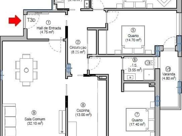 3 quarto, Figueira da Foz Coimbra 95597758