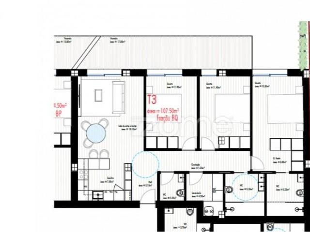 3 quarto, Paços de Ferreira Paços de Ferreira 99289576