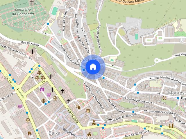 3 quartos em apartamento T4 em Coimbra