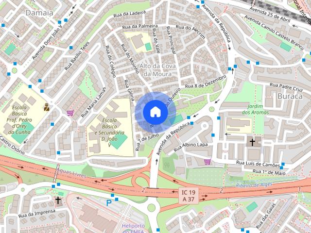 3 Quartos na Amadora Este a 3 min do Metro