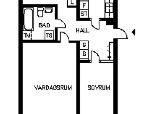 3 rum för 8 732 kr per månad, Luleå, Norrbotten