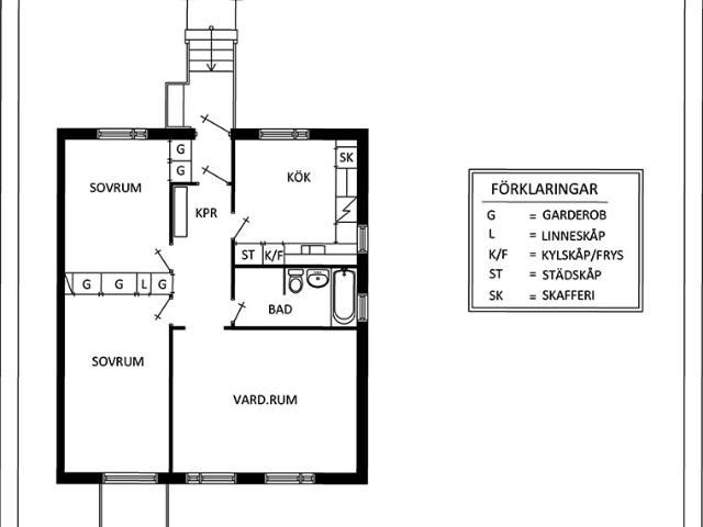 3 Rum & kök på Läkargatan 11 A, ledig lägenhet i HEDE