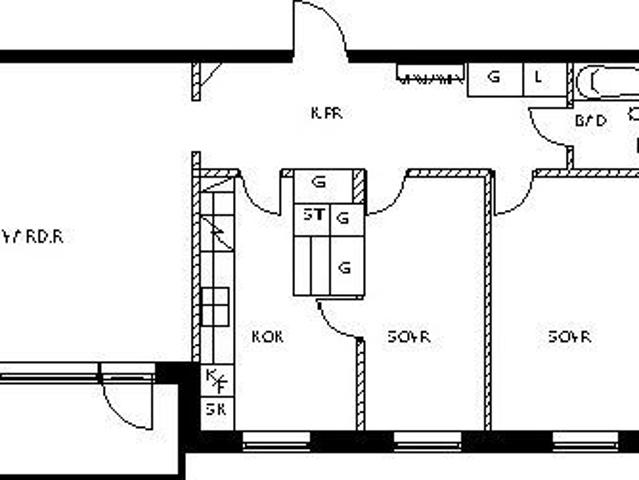 3 rum och kök 74 m² 8 850 kr