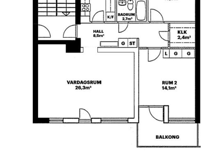 3 rum och kök 78 m² 8 164 kr