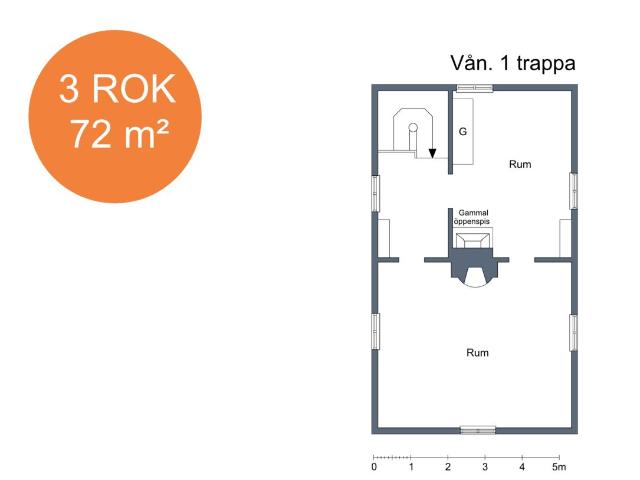 3 rums lägenhet i Tranås 73 m² 9 354 kr