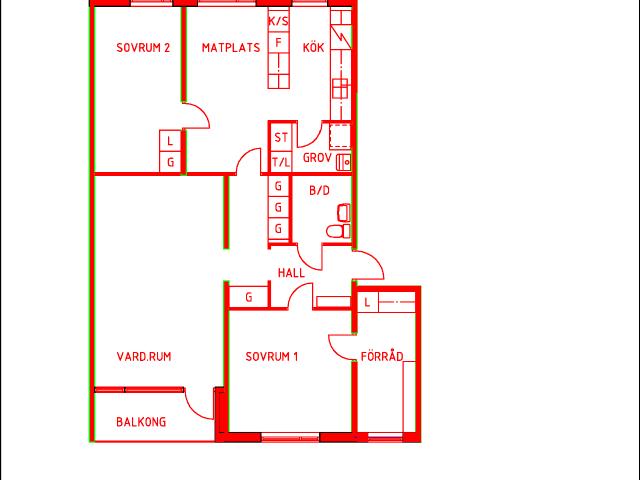 3 rums lägenhet i Uddevalla 82 m² 8 741 kr