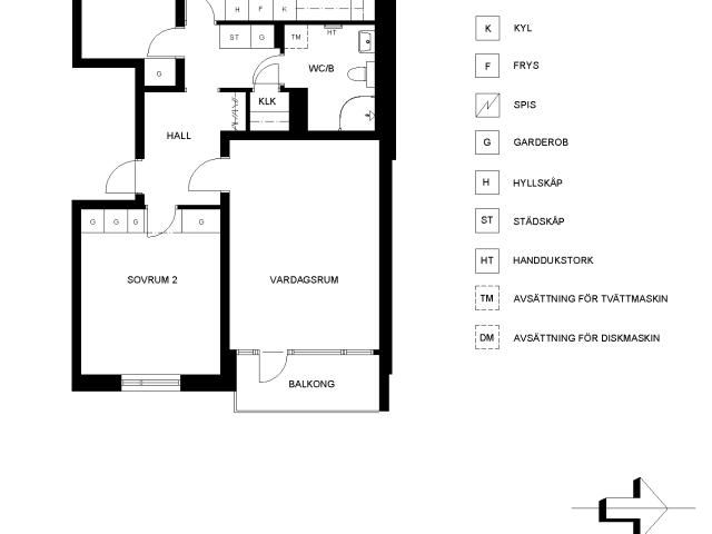 3 rums lägenhet i Uddevalla 83 m² 8 868 kr