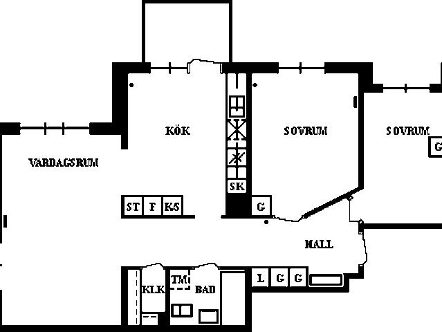 3 rums lägenhet i Umeå 81 m² 8 532 kr