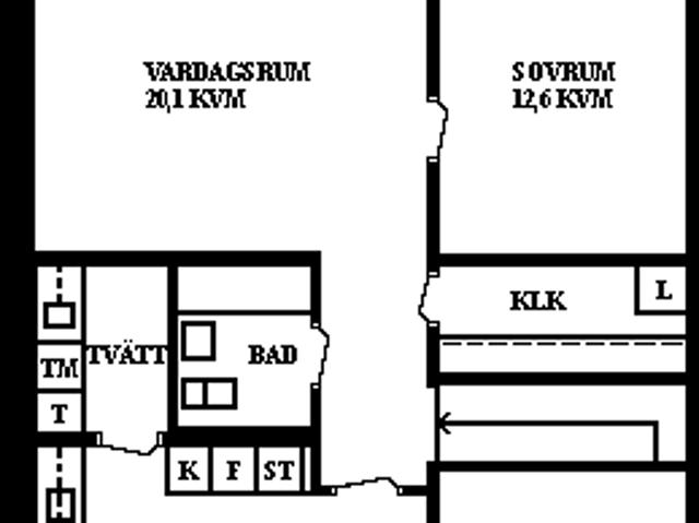3 rums lägenhet i Umeå 91 m² 8 986 kr
