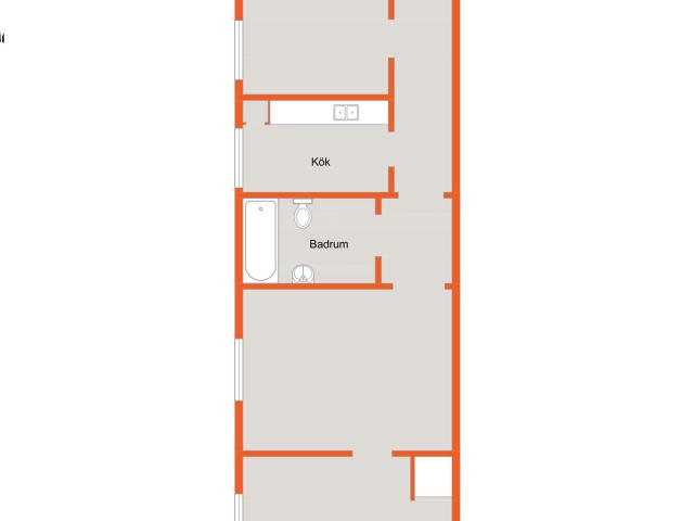 3 rums lägenhet i Växjö 73 m² 8 217 kr