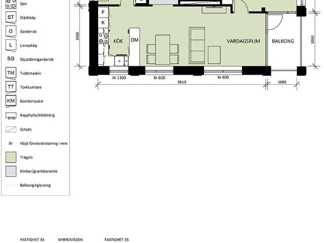 3 rums lägenhet i Ängelholm 64 m² 12 173 kr