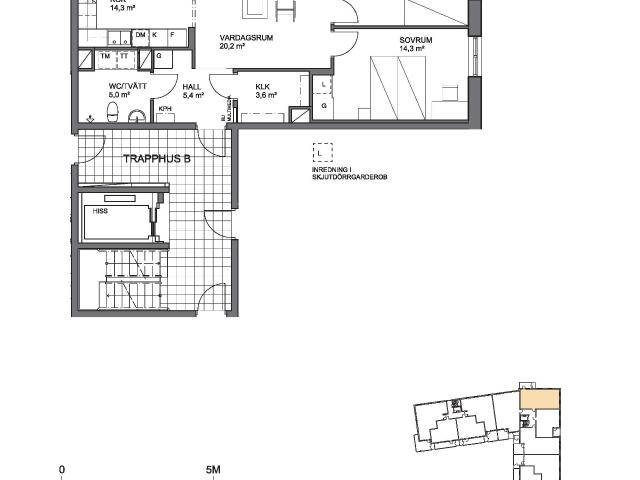 3 rums lägenhet i Ängelholm 79 m² 12 876 kr