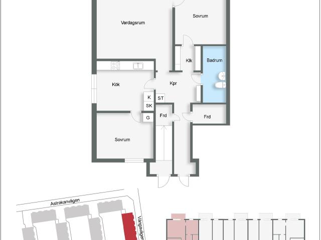 3 rums lägenhet i Båstad 81 m² 10 509 kr
