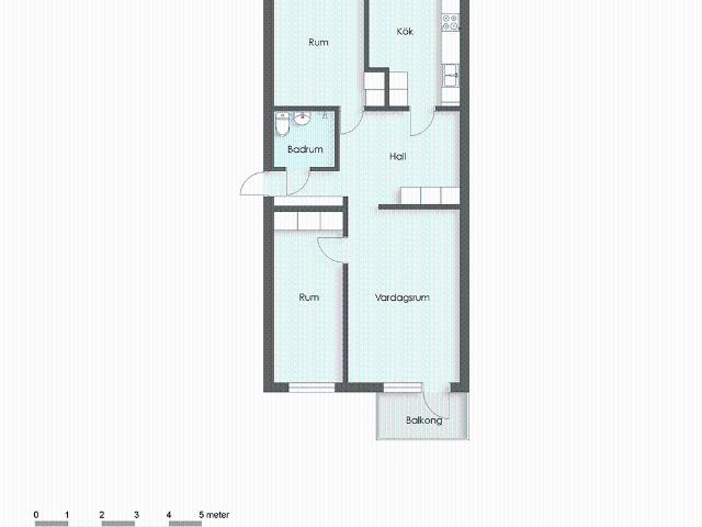 3 rums lägenhet i Finspång 71 m² 8 056 kr