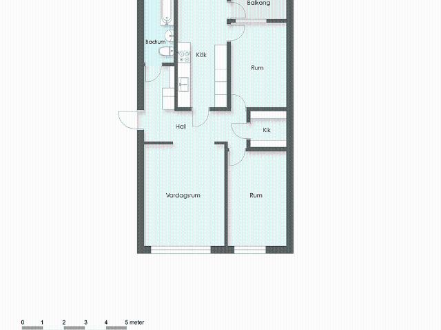 3 rums lägenhet i Finspång 80 m² 10 660 kr