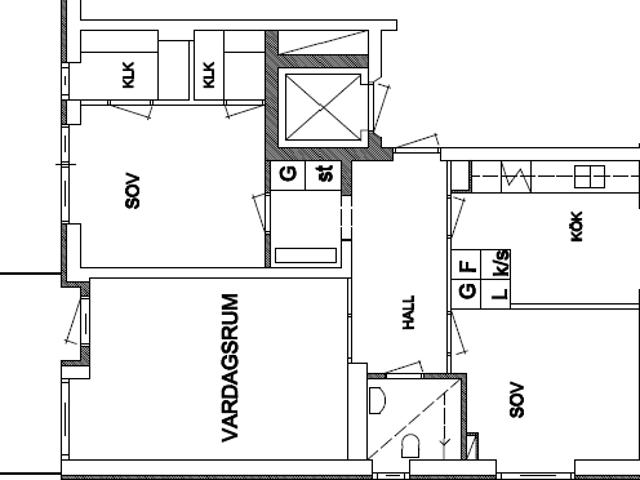 3 rums lägenhet i GRUMS 77 m² 8 425 kr