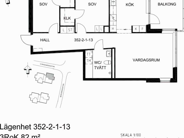 3 rums lägenhet i KARLSKOGA 82 m² 12 750 kr