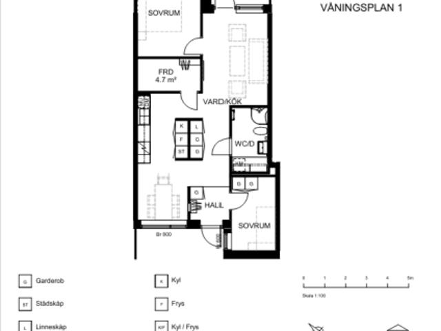 3 rums lägenhet i Karlstad 68 m² 10 447 kr