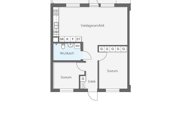 3 rums lägenhet i Lotorp 71 m² 10 902 kr