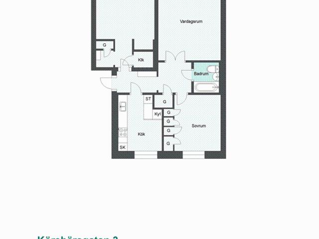 3 rums lägenhet i MARSTRAND 74 m² 9 004 kr