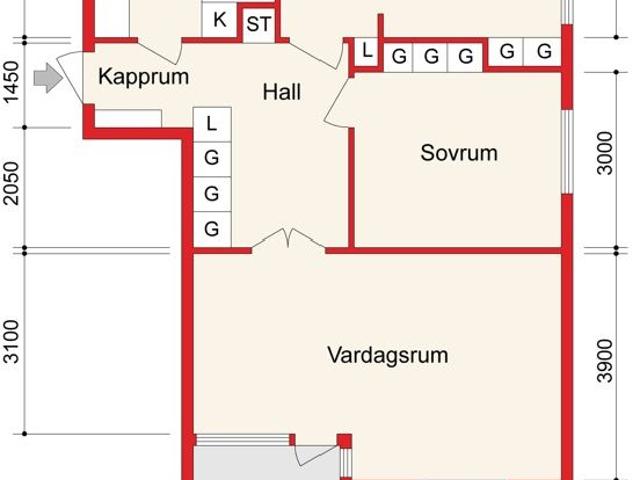 3 rums lägenhet i Norrtälje 73 m² 11 894 kr